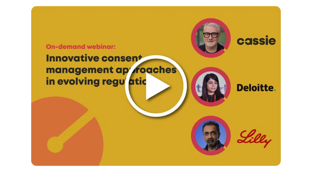 Webinar Innovative Consent Management Approaches