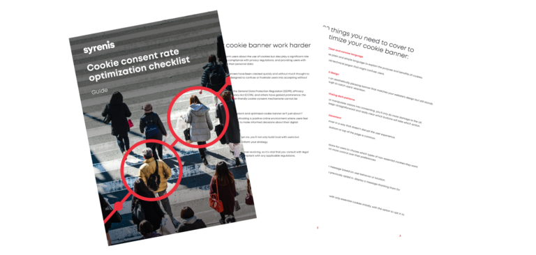 Cookie consent rate optimization checklist I Syrenis