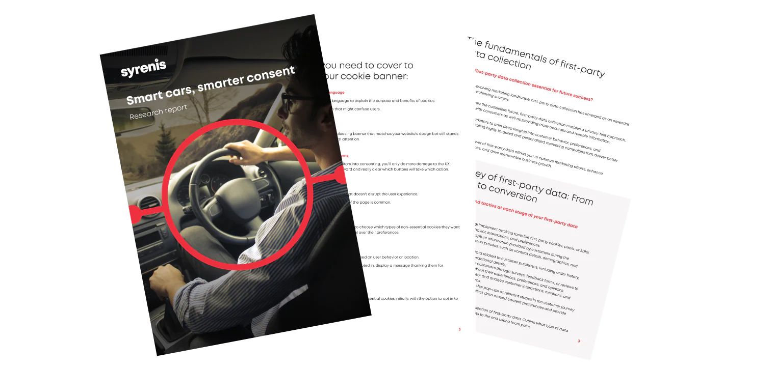 Smart cars, smarter consent